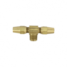MALE BRANCH TEE BRASS COMPRESSION FITTING