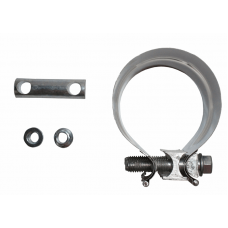 EXHAUST CLAMP, PREFORMED STAINLESS STEEL 3"