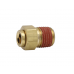 STRAIGHT MALE BRASS PTC FITTING