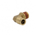 90 DEGREE MALE SWIVEL ELBOW BRASS PTC FITTING