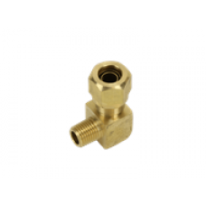 90 DEGREE MALE ELBOW CONNECTOR BRASS COMPRESSION FITTING