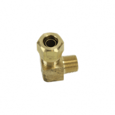 90 DEGREE MALE ELBOW CONNECTOR BRASS COMPRESSION FITTING