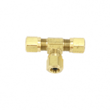 FULL UNION TEE BRASS COMPRESSION FITTING