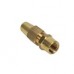 STRAIGHT FEMALE CONNECTOR BRASS COMPRESSION FITTING